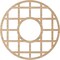Ekena Millwork O'Neal Wood Fretwork Pierced Ceiling Medallion, Alder, 28"OD x 10 1/8"ID x 3/8"T CMWP28X28X0375ONAL - alternate 3